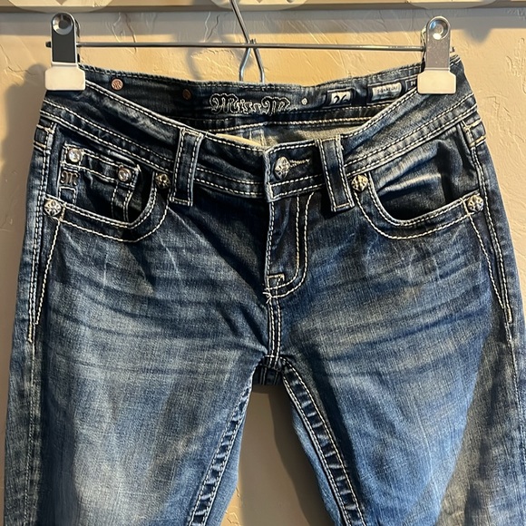 Miss Me Southwest Sequin Skinny Jeans - Picture 5 of 7